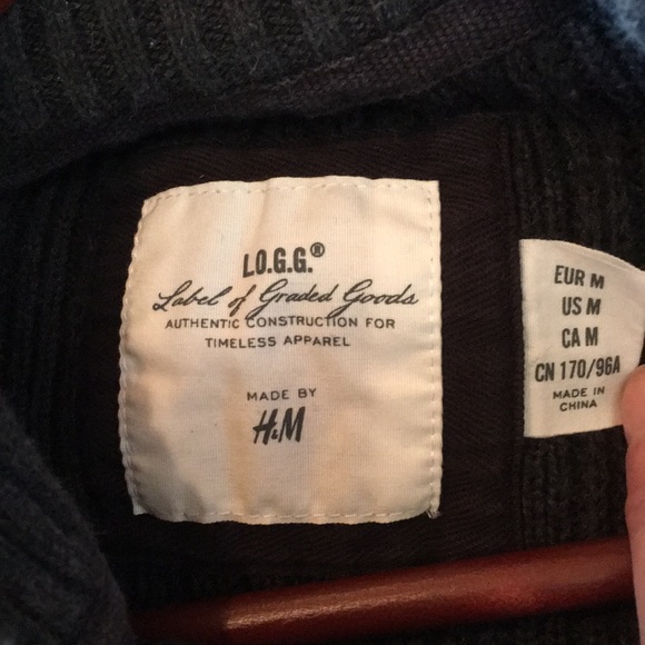 Gray button up cardigan sweater H&M - EUC - Picture 4 of 4